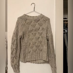 Lucky Brand knit sweater women’s medium unique pattern